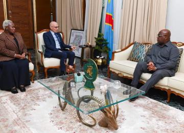 Le Président de la République a reçu en audience Volker Turk conduit par Bintou Keita 