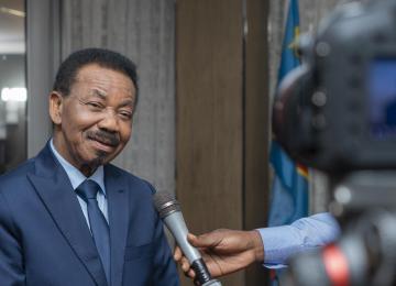 Christophe Mboso,  président du bureau provisoire de l'Assemblée nationale 