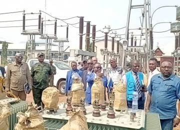 Réception des transformateurs dans le Kongo central 
