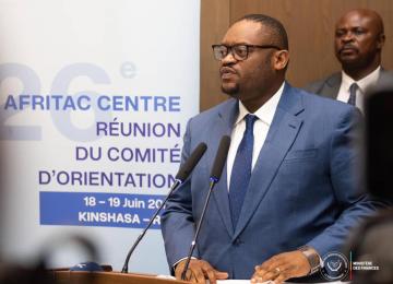 Le ministre des Finances Doudou FWAMBA