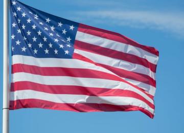Le drapeau américain