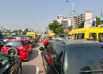 Embouteillages à Kinshasa 