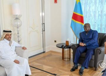 Félix Tshisekedi à Doha