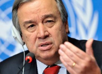Antonio Guterres, secrétaire général de l'ONU