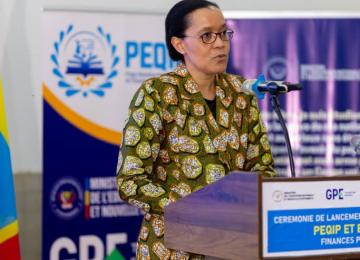 Raïssa Malu, ministre congolaise de l'éducation nationale et nouvelle citoyenneté