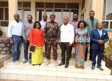 L'association des exportateurs de café et cacao (ASSECAF) avec quelques autorités du Nord-Kivu