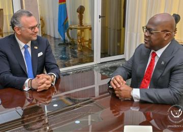 Massad Boulos et Félix Tshisekedi 