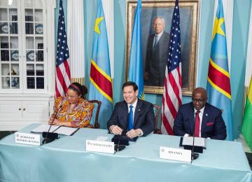 Thérèse Kayikwamba, Marco Rubio et Olivier Nduhungirehe