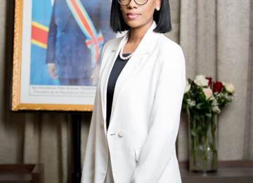 O'Neige N'sele, vice-ministre congolaise des finances 