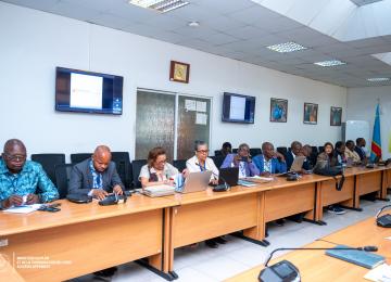 Lors de l'atélier du Dialogue d’Action du 4ᵉ cycle de suivi  du Partenariat mondial pour une coopération efficace à Kinshasa ce lundi 22 septembre 2025 