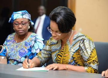 La sénatrice Isabelle Kabamba