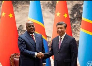 Le président de la République démocratique du Congo, Félix-Antoine Tshisekedi, et le président de la Chine Xi Jinping