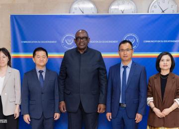 Le Groupe Zijin Mining lors de la présentation de son rapport annuel de production minier sur l'an 2025 au ministre de Mines