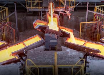 Fonderie des anodes de cuivre 