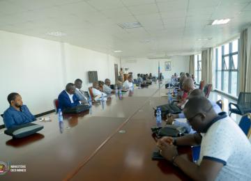 Lors de la mission du ministère de Mines dans la province de Haut Katanga le 26 janvier 2026