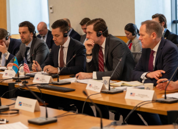 Lors de la première rencontre entre le comité de pilotage conjoint entre la délégation congolaise et américaine jeudi  5 février 2026 à Washington