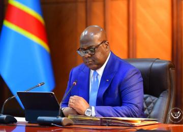 Félix Tshisekedi, président de la République démocratique du Congo 