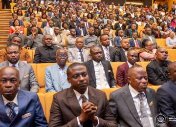 Comptables publics lors de la prestation de serment vendredi  30 janvier 2026 à Kinshasa.