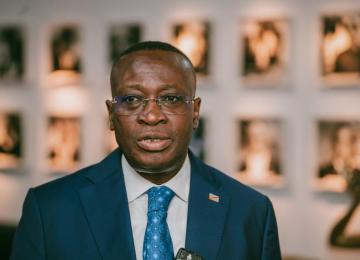 Mukoko Samba, ministre congolais de l'économie nationale 