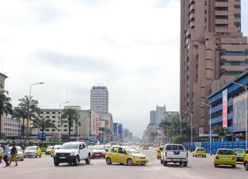 Le Boulevard le 30 juin à Kinshasa 