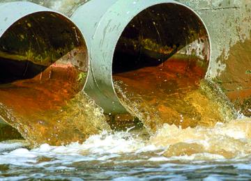 Pollution industrielle.