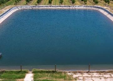 Bassin de rétention d'eau 