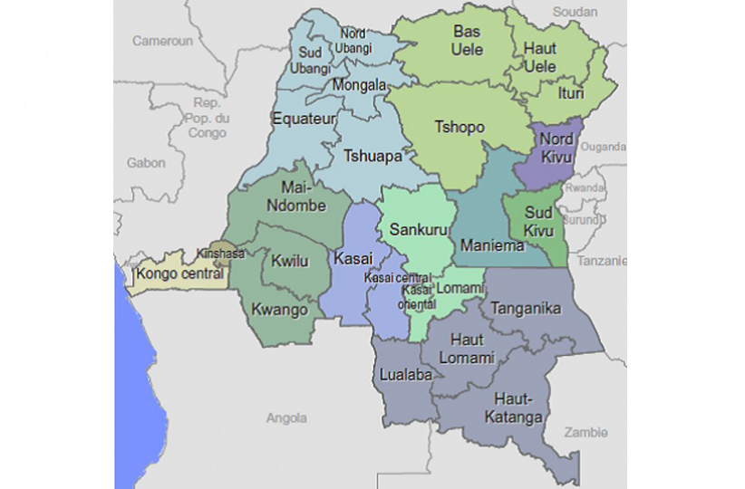 carte RDC