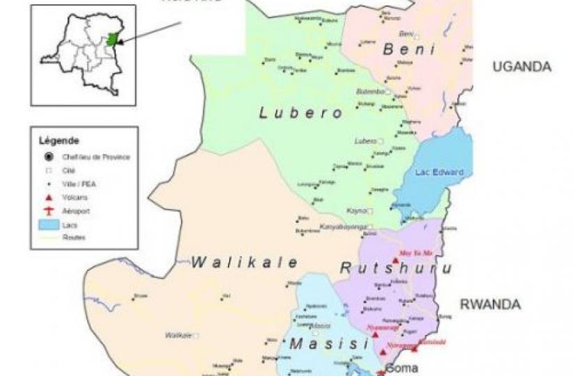 carte nord-Kivu