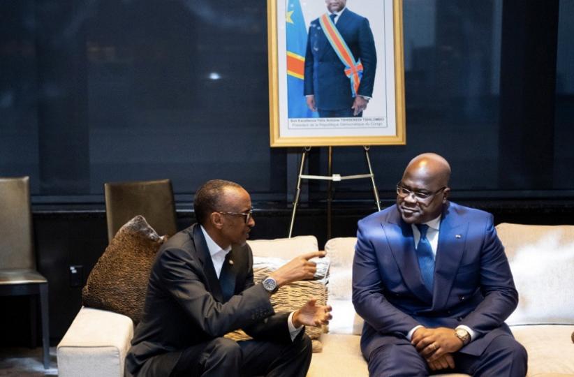 Félix Tshisekedi et kagame 