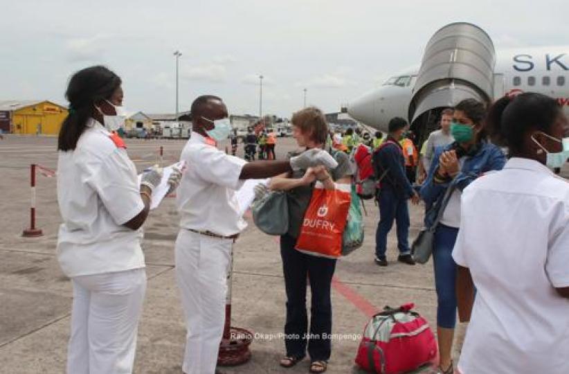 test covid à l'aéreoport