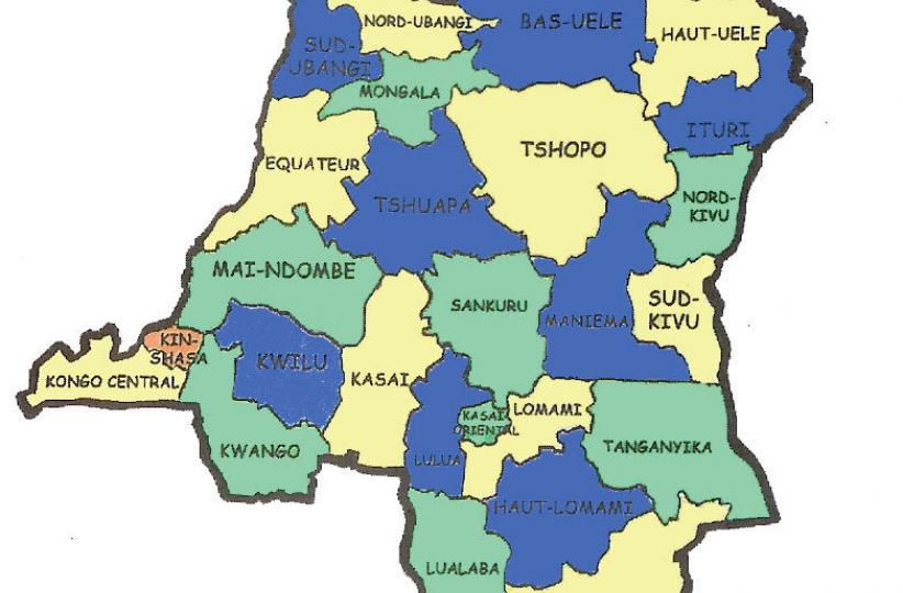 carte RDC