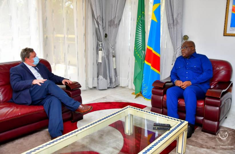 Félix Tshisekedi et Mike Hammer 