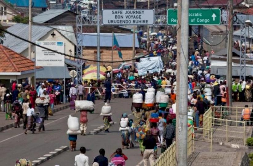 petite barrière à Goma
