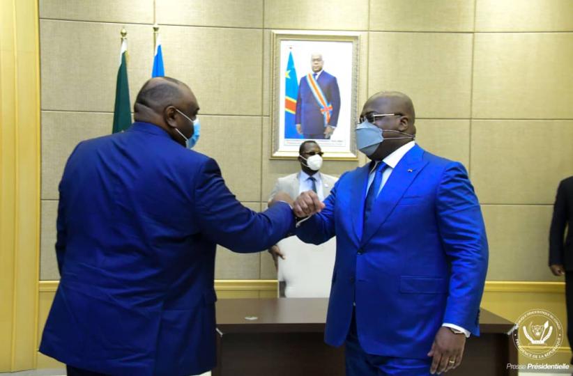 Félix Tshisekedi  et Jean Pierre Bemba