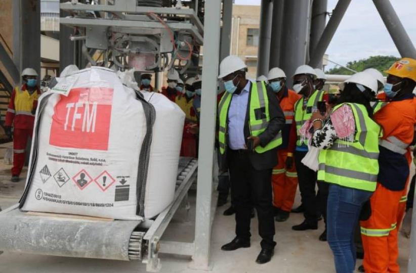 Willy Kitobo en visite à TFM. Ph. Droits tiers. 