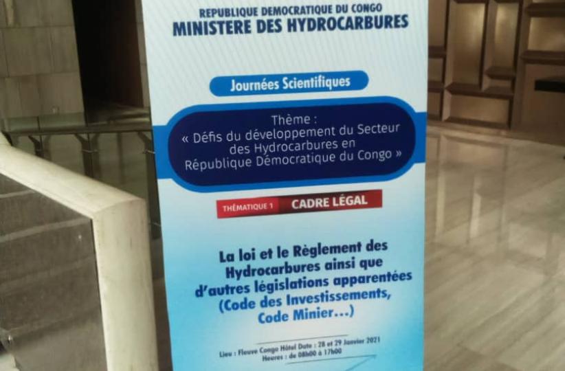 Journée scientifique des hydrocarbures à l'Hôtel du fleuve de Kinshasa. Ph. DESKECO.COM