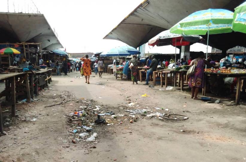 Marché central de Kinshasa. Ph. Droits tiers. 