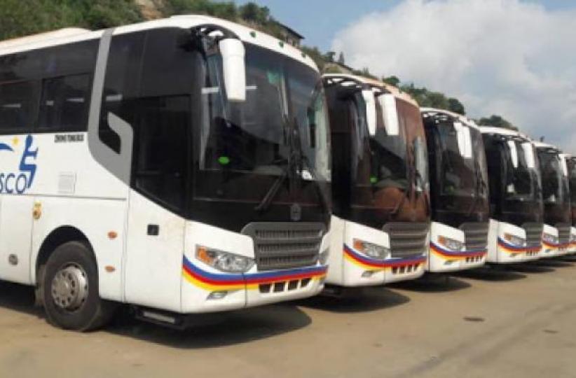 Nouveaux bus TRANSCO. Ph. Actualite.cd