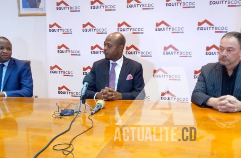 De gauche à droite, Célestin Mukeba, Nestor Ankiba et Yves Cuypers/Ph ACTUALITE.CD