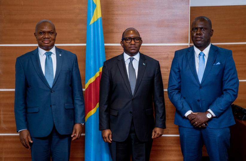 Le Premier Ministre Sama et le directeur pays de l'ONUDI