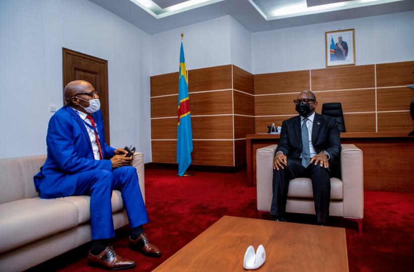 le PM Sama Lukonde et le directeur de l'OSCEP