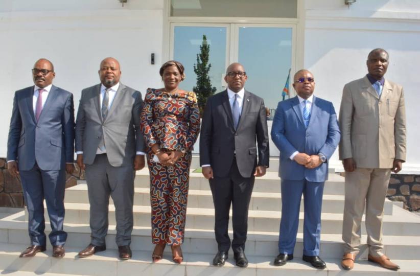 Sala Lukonde et les responsables des régies financières