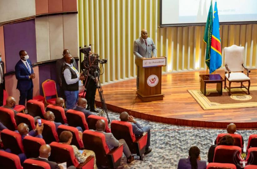 Félix Tsisekedi au séminaire du gouvernement