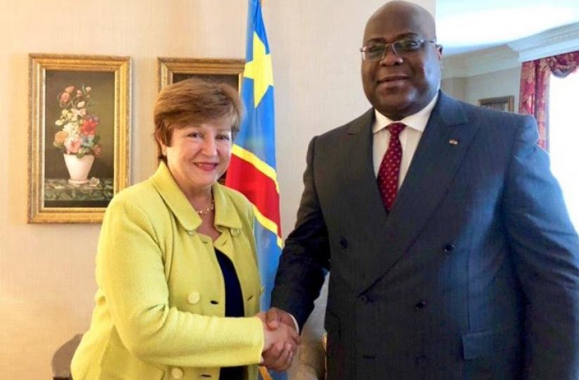 Félix Tshisekedi et la DG du FMI