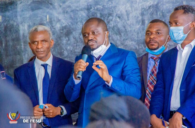 Muhindo Nzangi, ministre de l'ESU. Ph. Droits tiers.