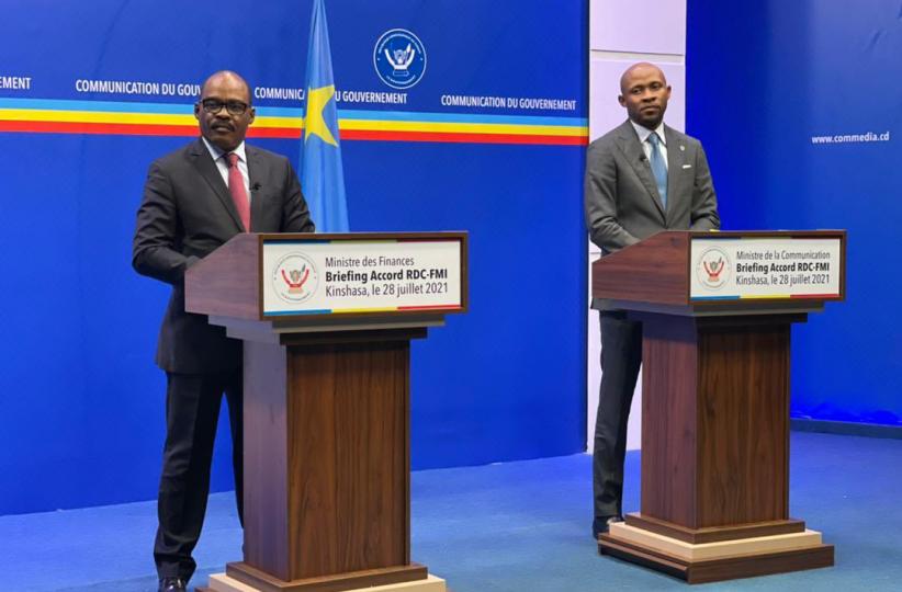 Nicolas Kazadi et Patrick Muyaya