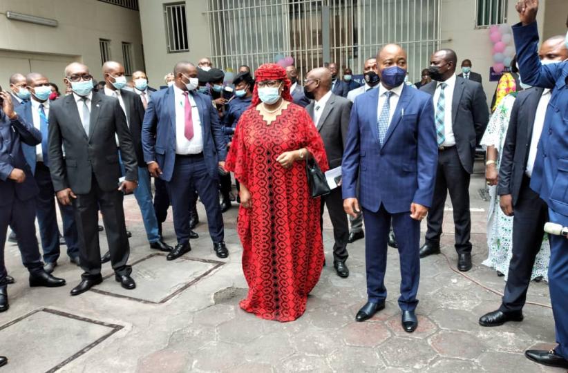 Mme Malangu à la BCC