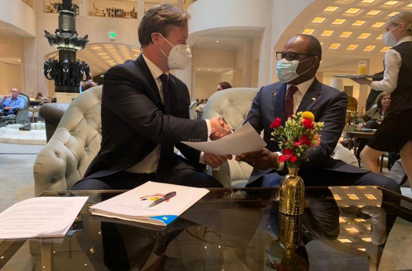 accord signé entre la RDC et ERG SARL