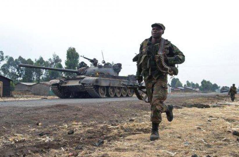les FARDC en opération militaire 
