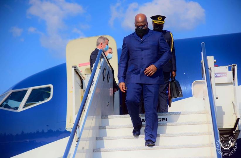 Félix Tshisekedi est arrivé à Rome